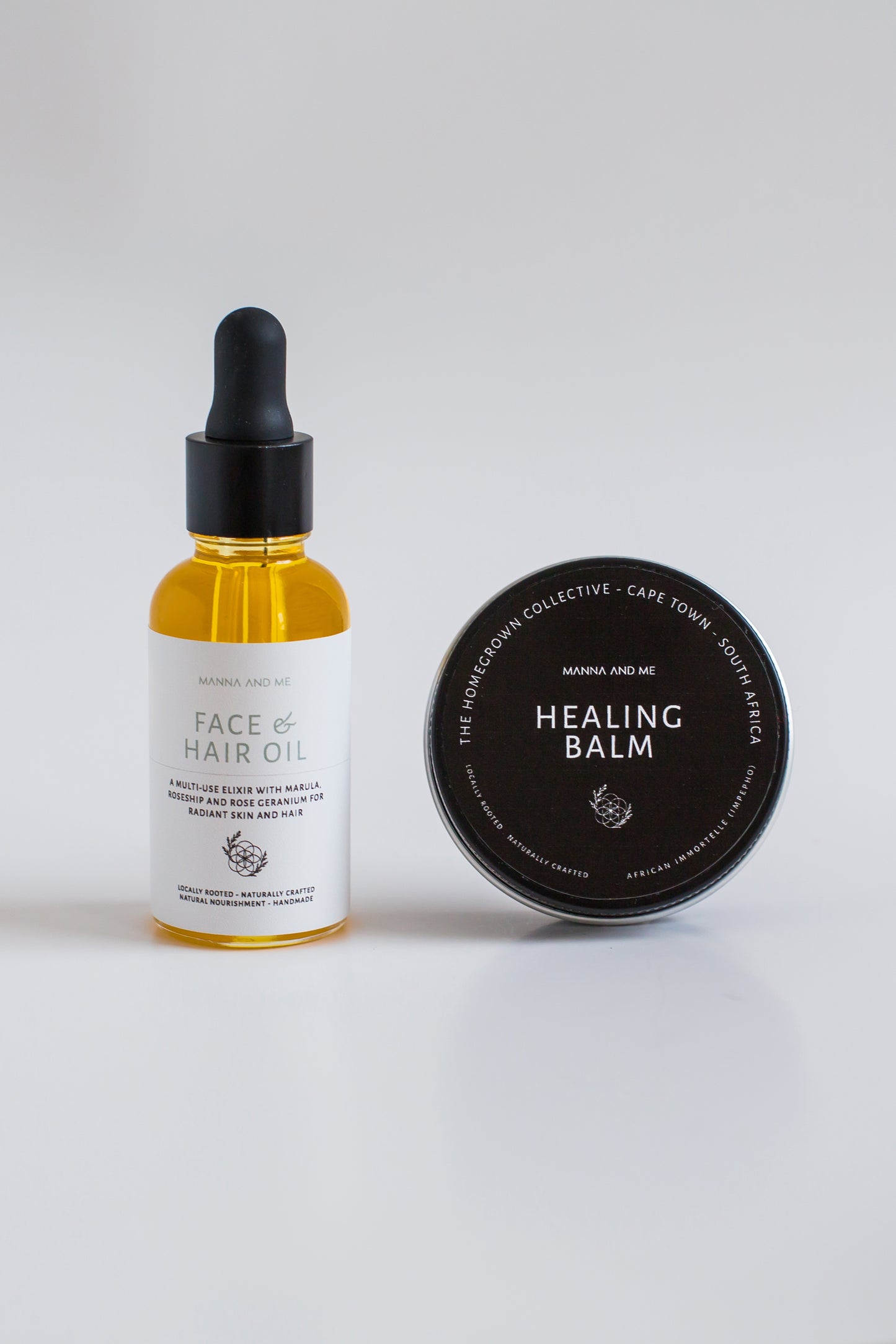 Mini Face & Hair Oil + Healing Balm Duo